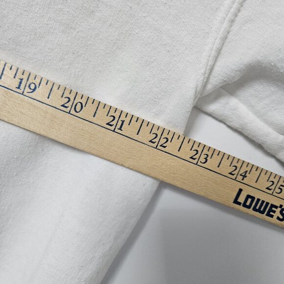 Keith Haring Artist White Pull Over Hoodie Hooded Sweat Shirt Size Large EUC - Picture 8 of 9